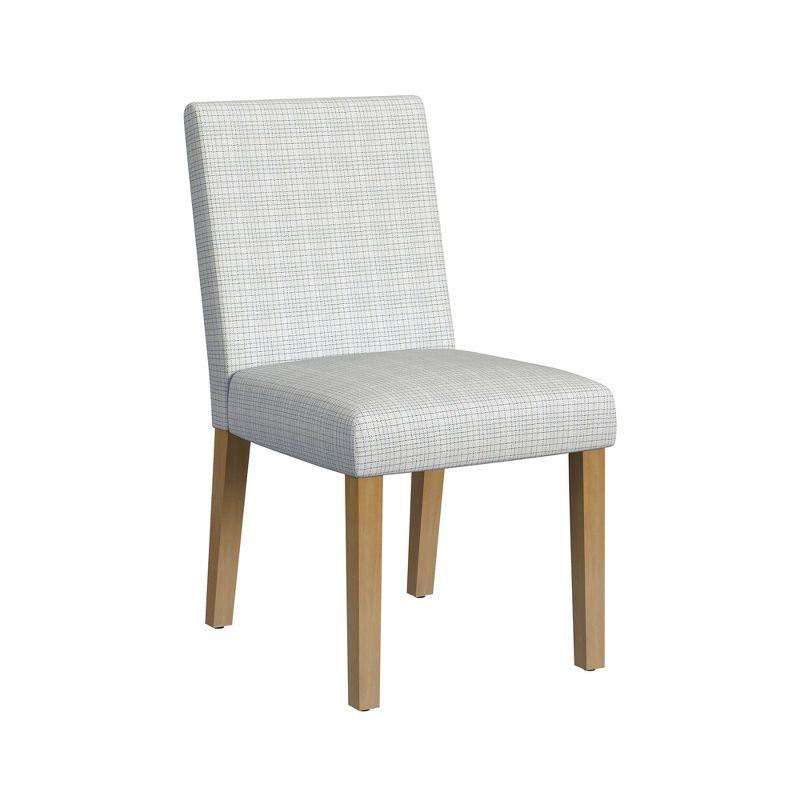 Classic Mini Grid Pattern Upholstered Dining Chair - HomePop