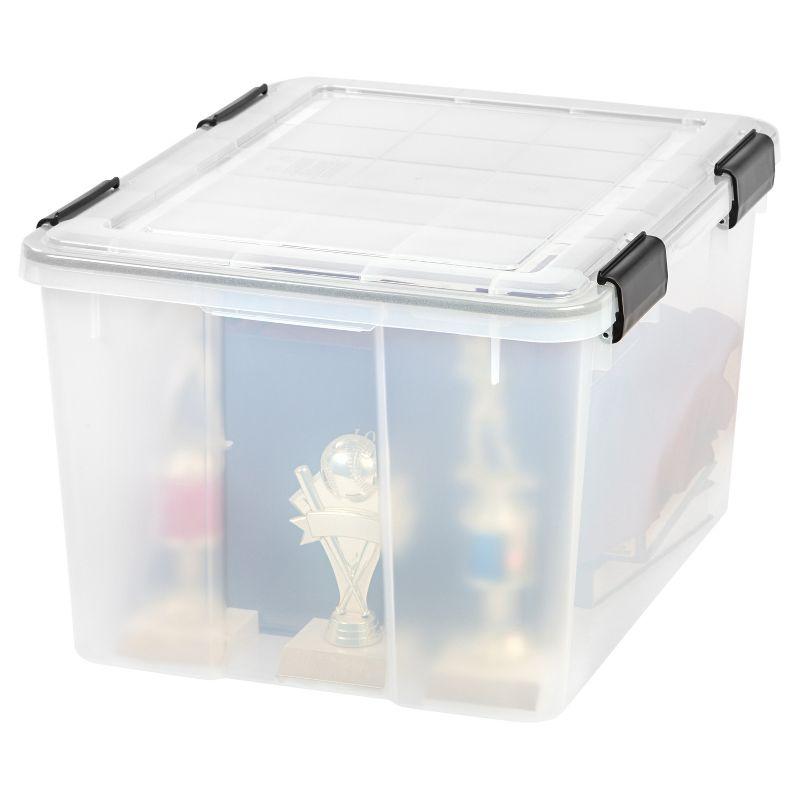 IRIS USA, Inc. 6.5 Qt./2 Gal. Weatherproof Storage Tote