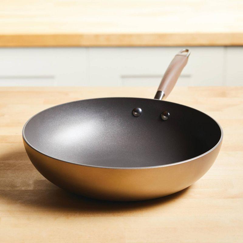 Anolon Anolon Advanced Home Hard Anodized Nonstick Stir Fry Pan / Wok, 12 Inch
