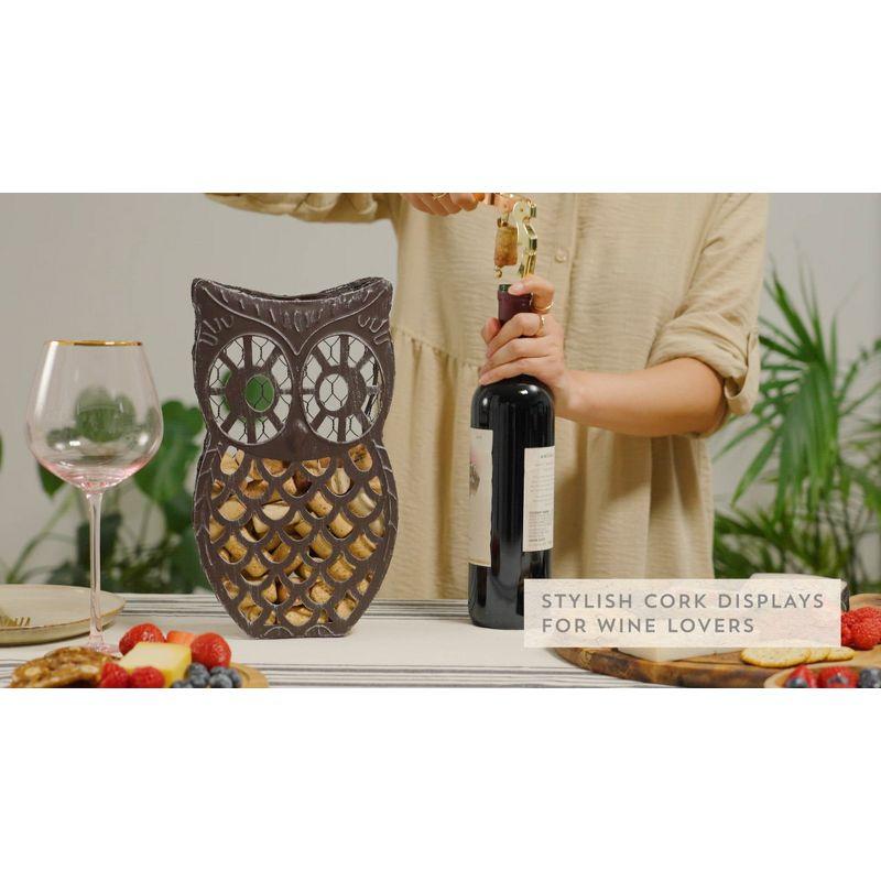 Twine Wise Owl Cork Collector