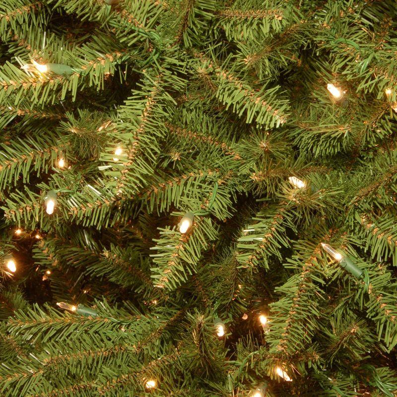 National Tree Company 4.5' Pre-Lit Dunhill Fir Hinged Artificial Christmas Tree with Clear Lights