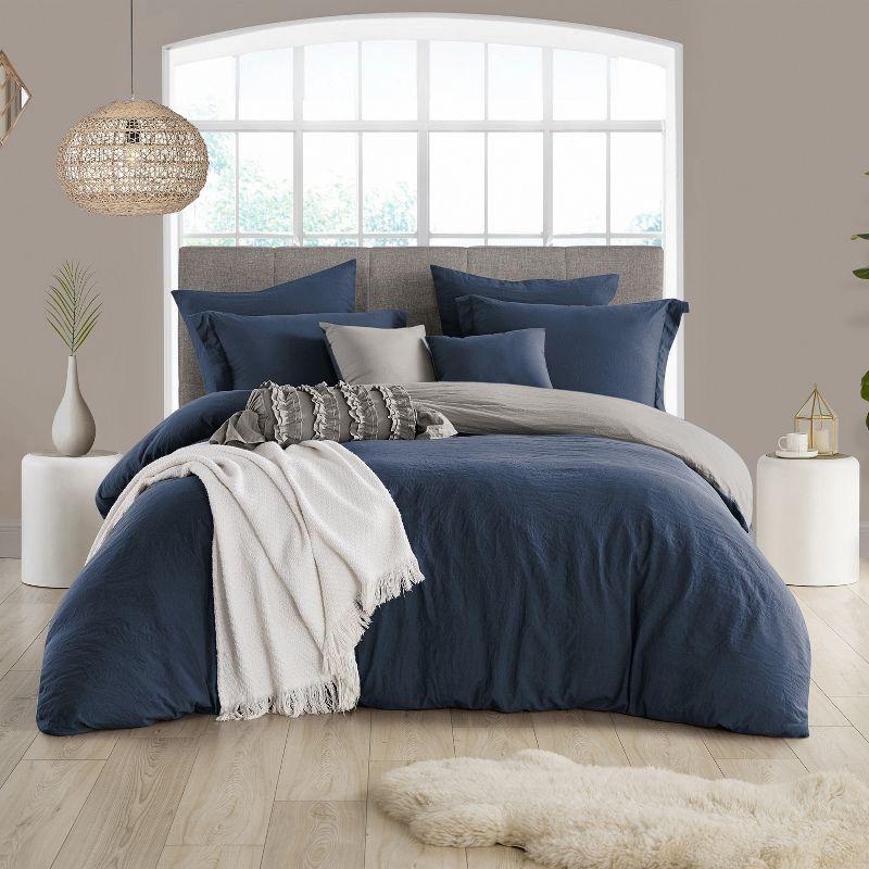 Swift Home Prewashed Microfiber Reversible Duvet Cover Set