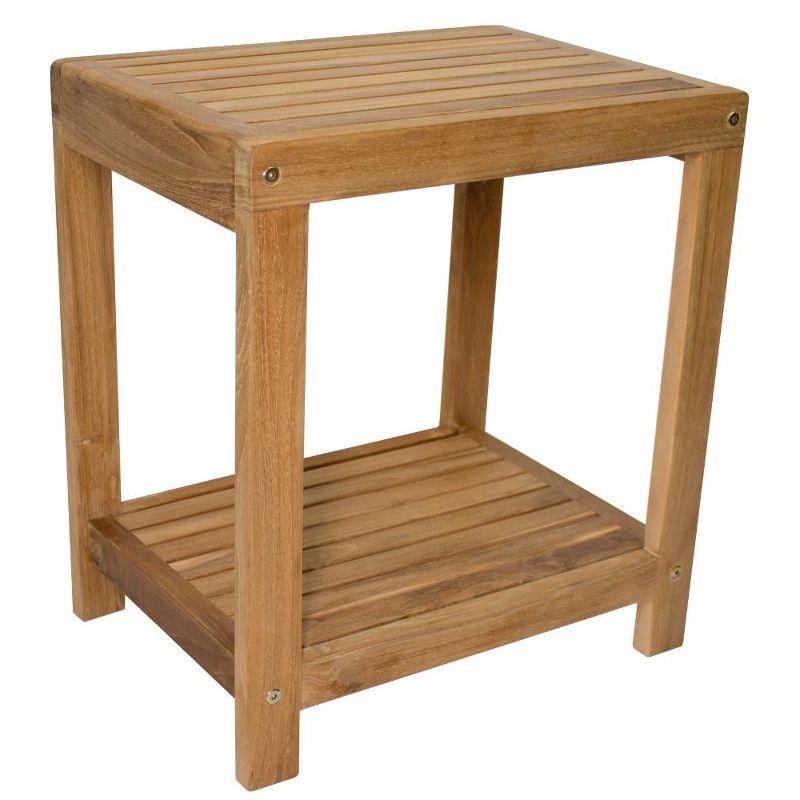 17.7'' W Teak Shower Bench