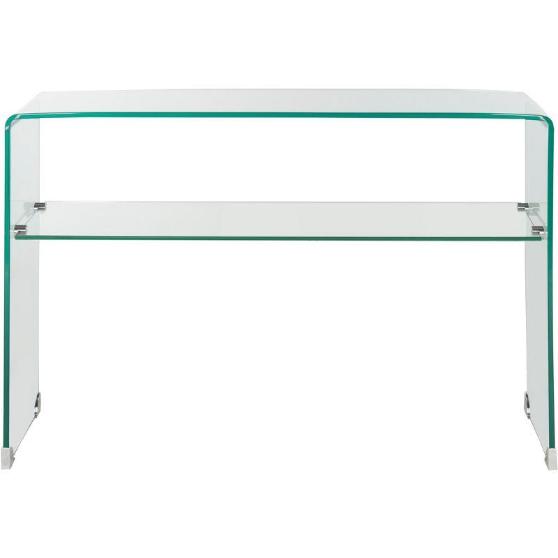 Haslemere 43.31'' Glass Console Table