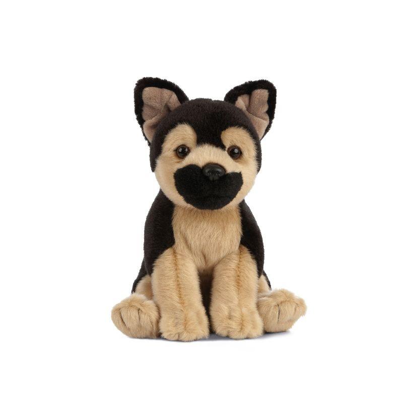 Living Nature 6" Brown German Shepherd Puppy Plush Toy