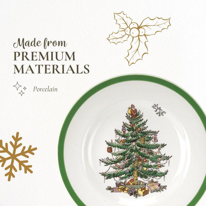 Spode Christmas Tree Dinner Plates (Set of 4)