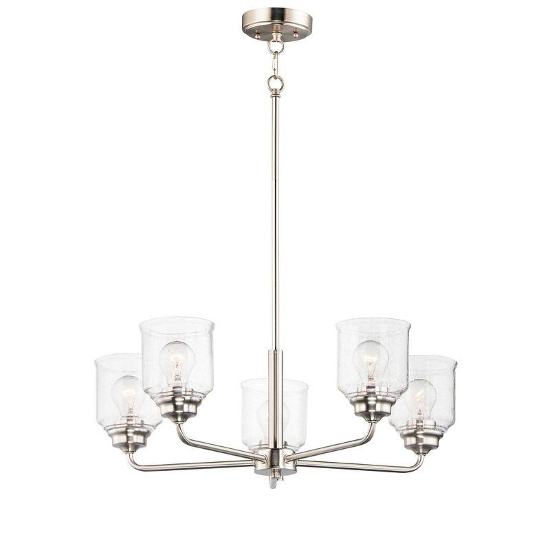 Maxim Lighting Acadia 5 - Light Chandelier in  Satin Nickel