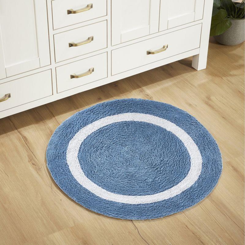 Highland Dunes Widman 100% Cotton Bath Mats Reversible Super Absorbent Soft Bathroom Rug