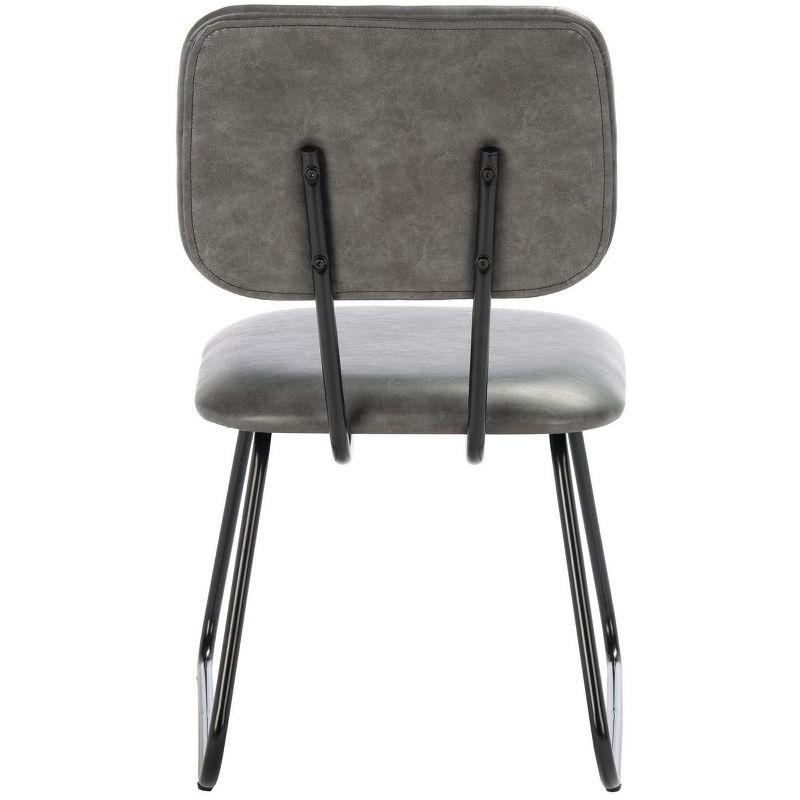Chavelle Side Chair - ACH6205 - Set of 2 - Grey/Black - Safavieh