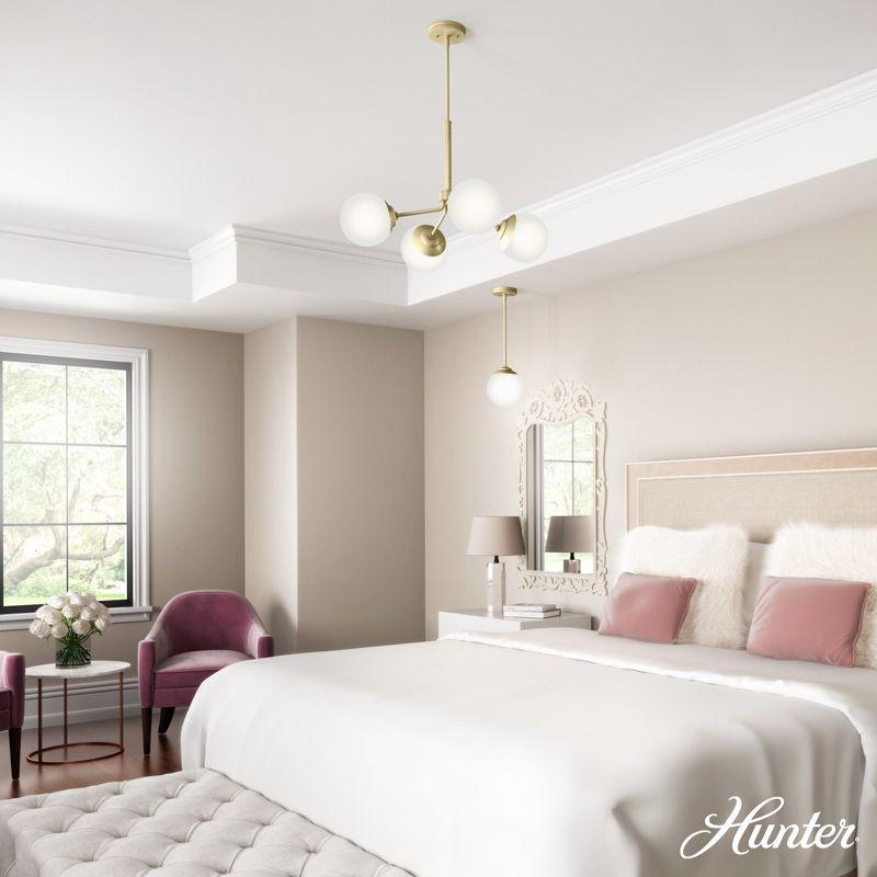 Hunter Fan Hepburn 4 - Light Sputnik Sphere Chandelier