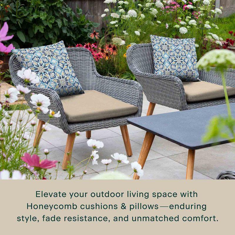 Honeycomb Outdoor Universal Seat Cushion (2-Pack)