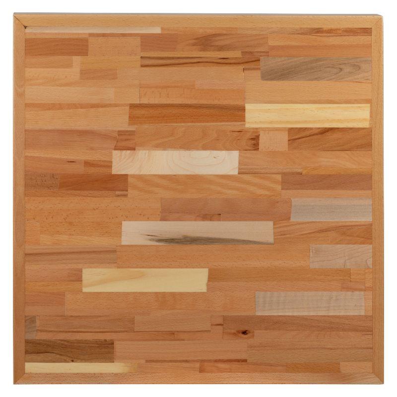 Mayfair Square Butcher Block Style Table Top - Restaurant Table Top