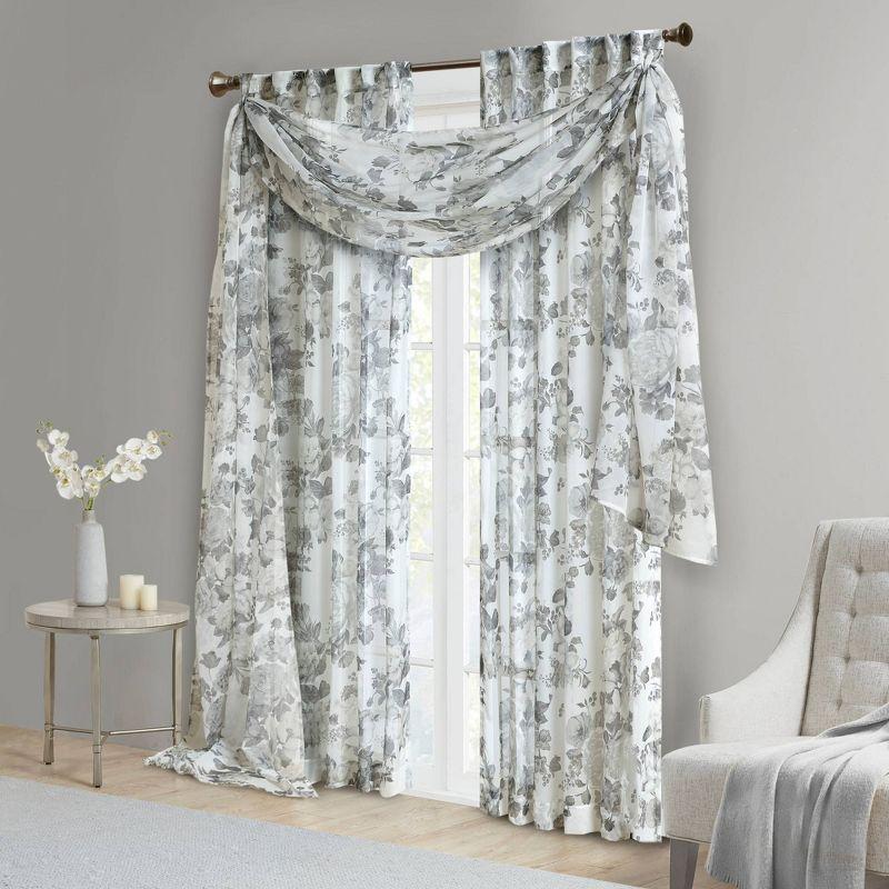 Madison Park Simone Marcus Sheer Curtain Panel