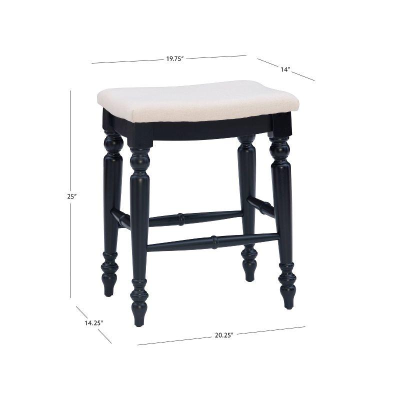 Marino Backless Counter Height Barstool Wood - LInon