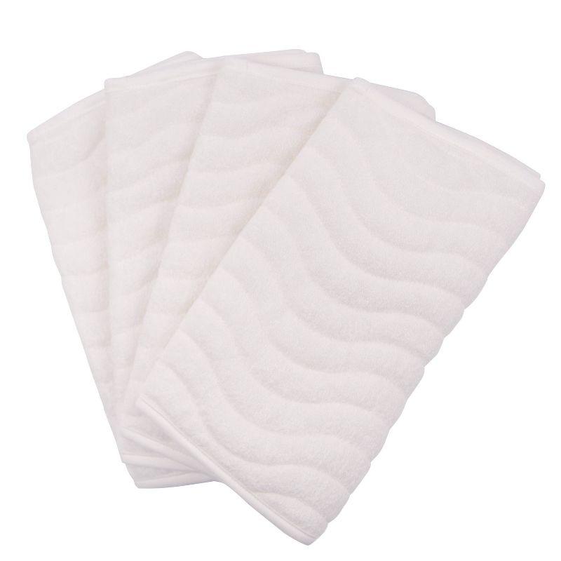 Ubbi Quilted Reusable Changing Pad Liner Covers - White