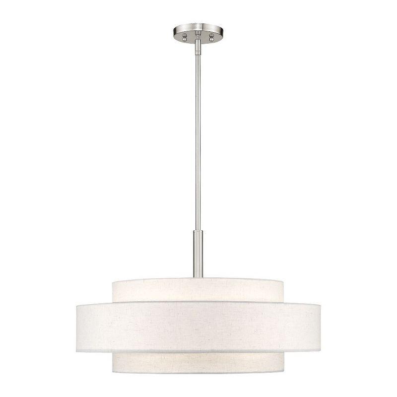 Livex Lighting Monroe 5 - Light Pendant in  Brushed Nickel