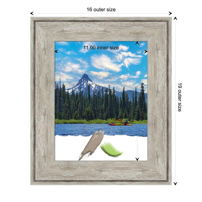 Amanti Art Crackled Metallic Picture Frame