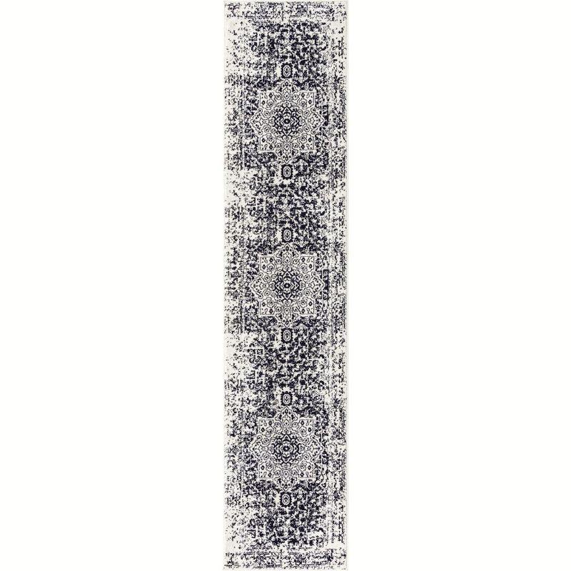 Unique Loom 2' 7 x 12' 0 Runner Blue Richmond Medallion Area Rug