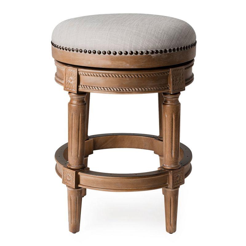 Maven Lane Maven Lane Pullman Backless Stool with Fabric Upholstery
