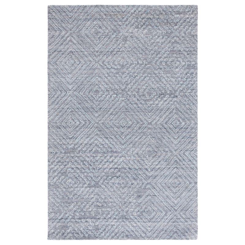 George Oliver Abstract Hand Tufted Performance Geometric Rug