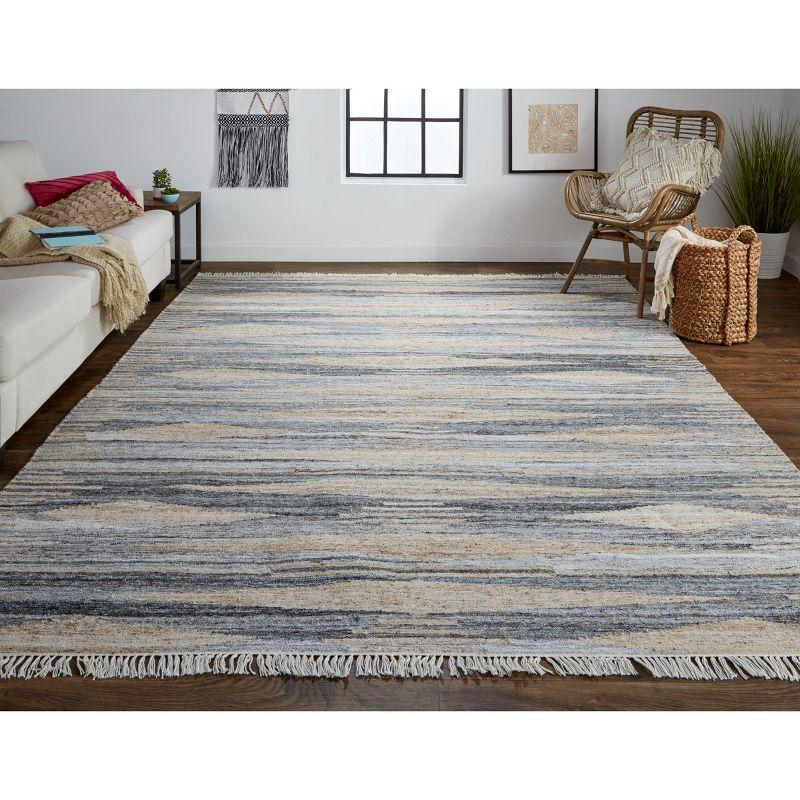 Beckett Transitional Moroccan Gray/Tan/Silver Area Rug