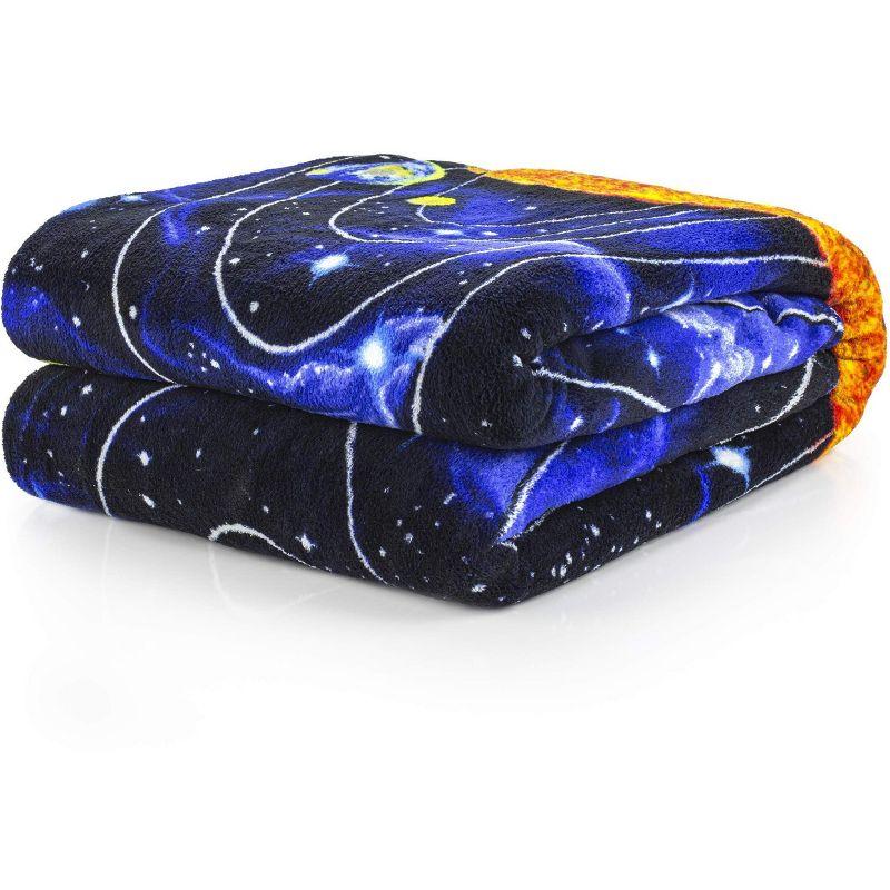 Dawhud Direct 50" x 60" Fleece Blanket for Bed For Boys, Men, Unisex and Kids