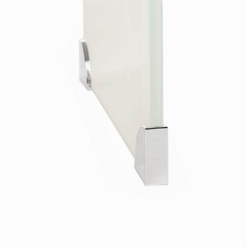 Crysta Ombre Glass Console Table - Clear/White - Safavieh