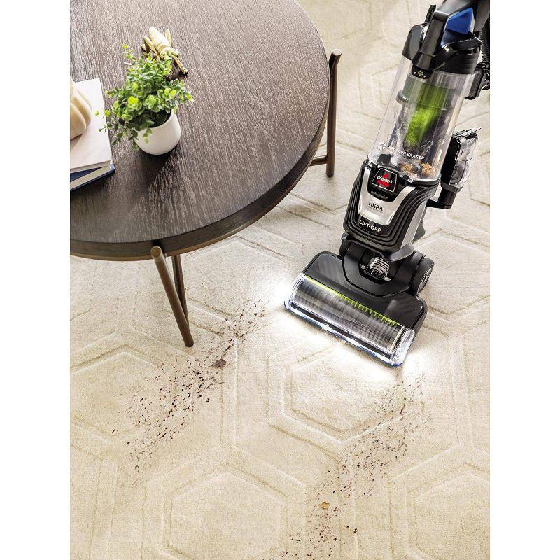 BISSELL 3774F BISSELL Pet Hair Eraser Turbo Lift-Off Vacuum, w/ Self-Cleaning Brush Roll, Powerful Pickup with TurboBrush Pivot Tool & Crevice Tool, 3774F