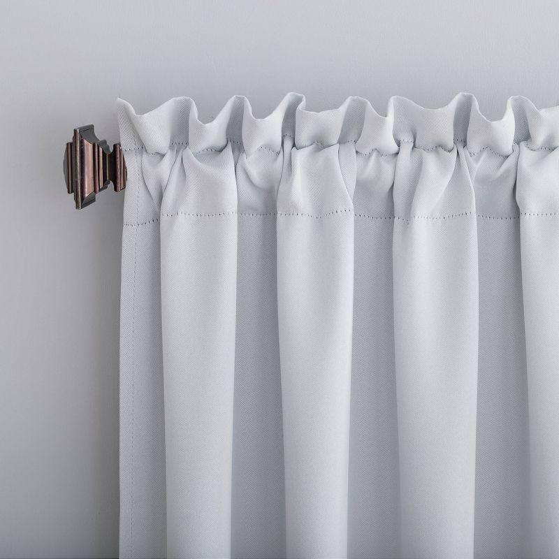 Sun Zero Blackout Kenneth Energy Saving Rod Pocket Curtain Panel