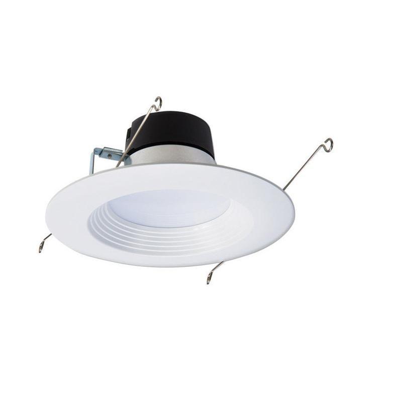 6'' White LED Baffle Recessed Trim