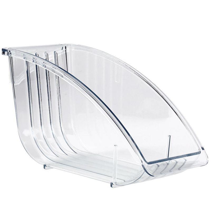 Clear Acrylic Vertical Plate Holder with Seven Slots