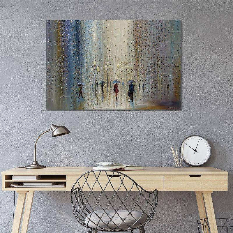 Under A Rainy Sky by Ekaterina Ermilkina Unframed Wall Canvas - iCanvas