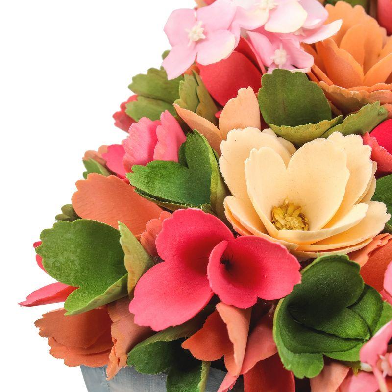 16" Artificial Spring Pink Floral Arrangement Centerpiece - National Tree Company