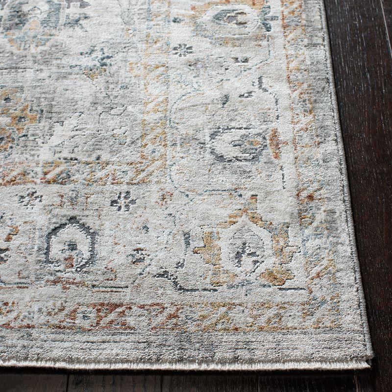 Dream DRM727 Power Loomed Area Rug - Ivory/Light Grey - 4'x6' - Safavieh.
