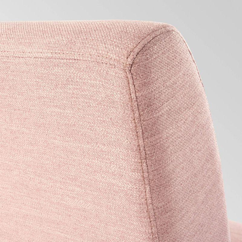 Alscot Contemporary Push Back Recliner Light Pink - Christopher Knight Home: Upholstered Accent Chair, 250lb Capacity
