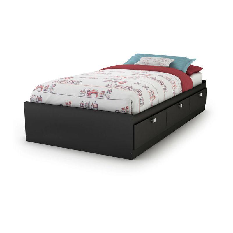 South Shore Spark Twin Drawers Sleigh Bed
