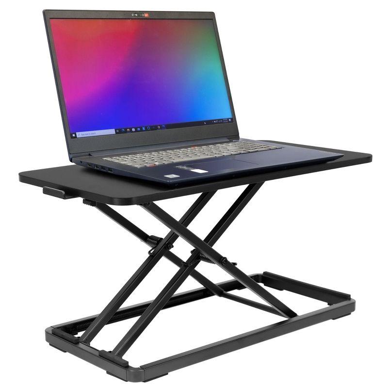 Mount-It! Adjustable Height Standing Keyboard Tray for Desktop, Ergonomic Sit Stand, Ergonomic Lifter for Keyboard and Laptops 23.6 x 11.8 Inch