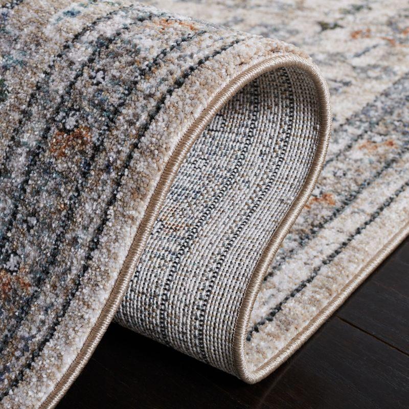 Jasmine JSM333 Power Loomed Area Rug - Grey/Blue - 5'3"x7'7" - Safavieh.