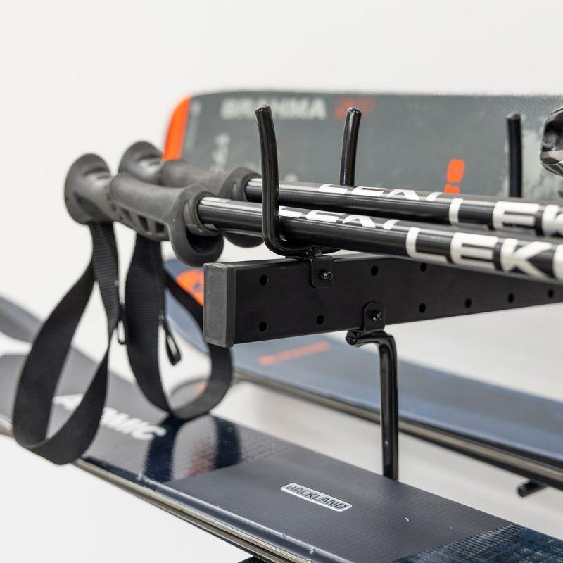 StoreYourBoard Cascade Snowboard & Ski Organizer | Horizontal Wall Mount