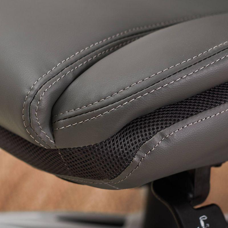 Serta Bryce Executive Office Chair with Patented AIR Lumbar Technology and Layered Body Pillows