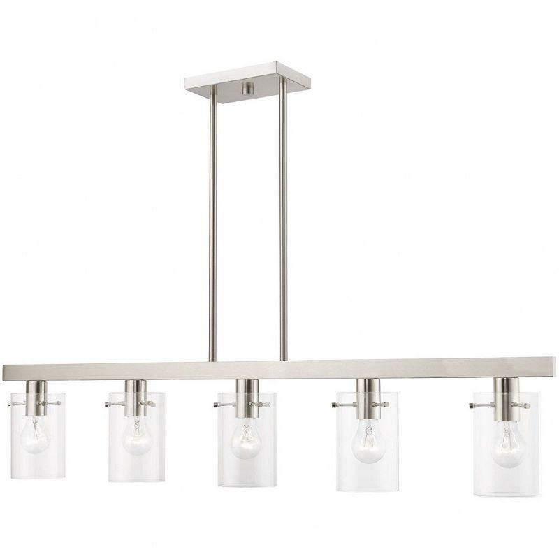 Livex Lighting Munich 5 - Light Chandelier in  Brushed Nickel