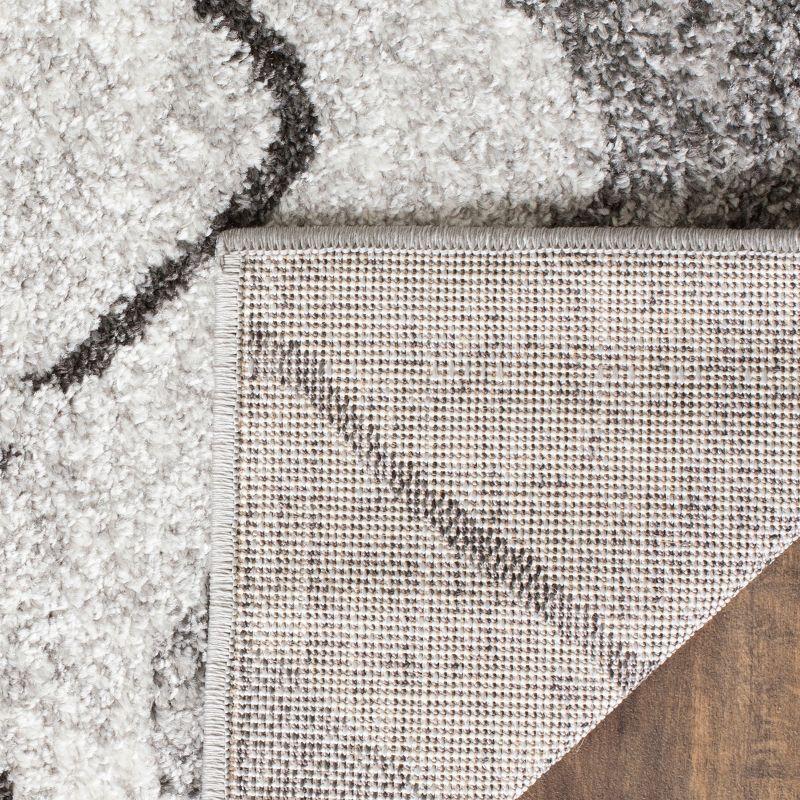 Adirondack ADR121 Power Loomed Area Rug - Silver/Charcoal - 8'x10' - Safavieh.