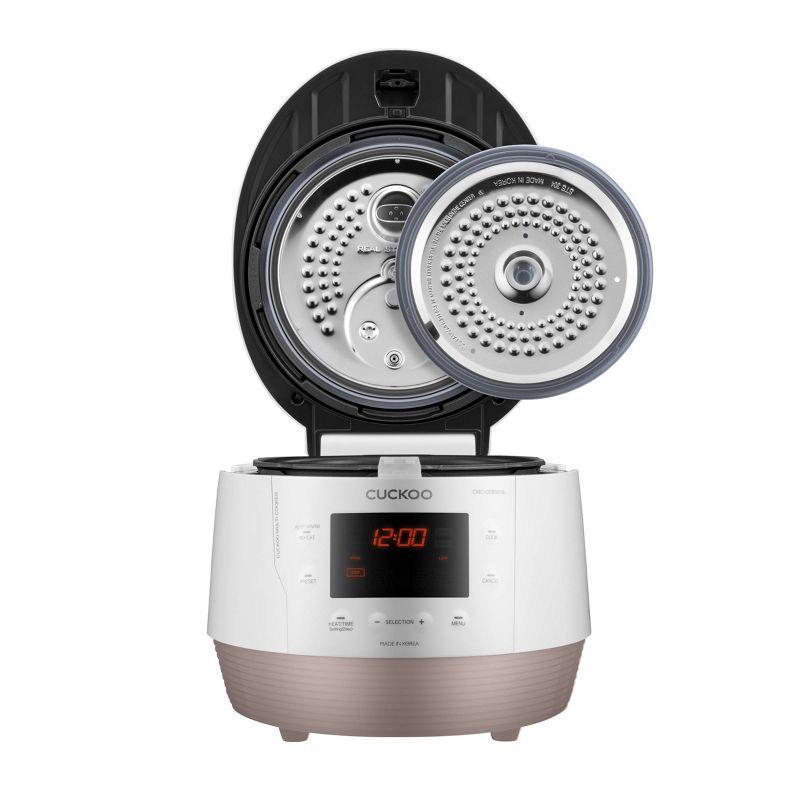 Cuckoo Electronics CUCKOO CMC-QSB501S 5QT Electric Pressure Cooker with 10 Menu Options and Stainless Steel Pot