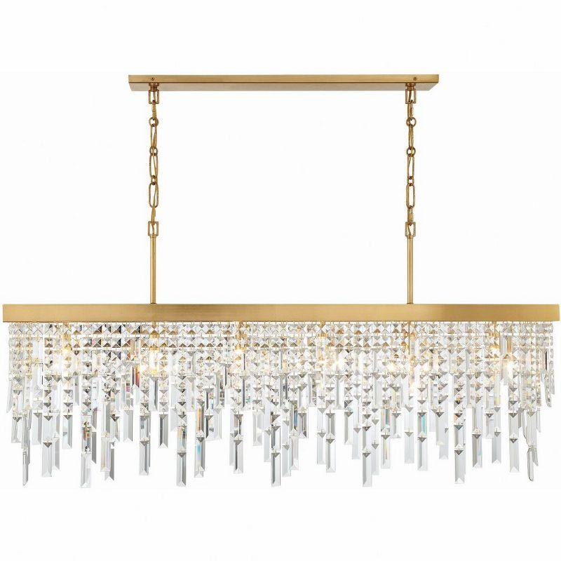 Crystorama Lighting Winfield 6 - Light Chandelier in  Antique Gold