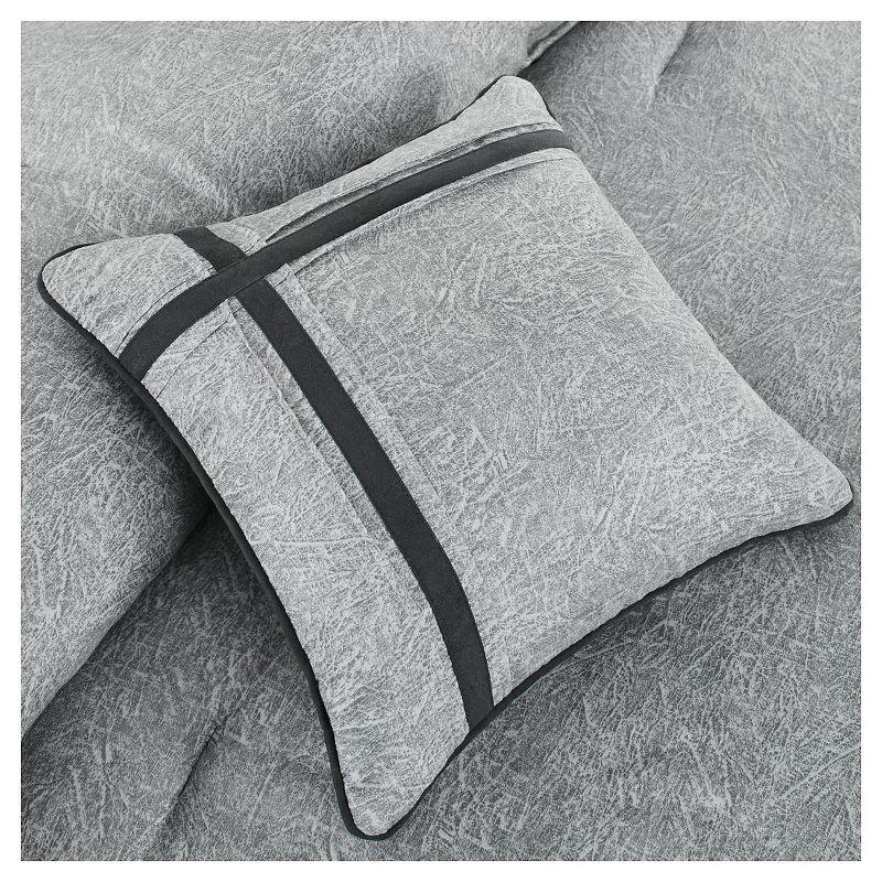 Madison Park Boone 7 Piece Faux Suede Comforter Set