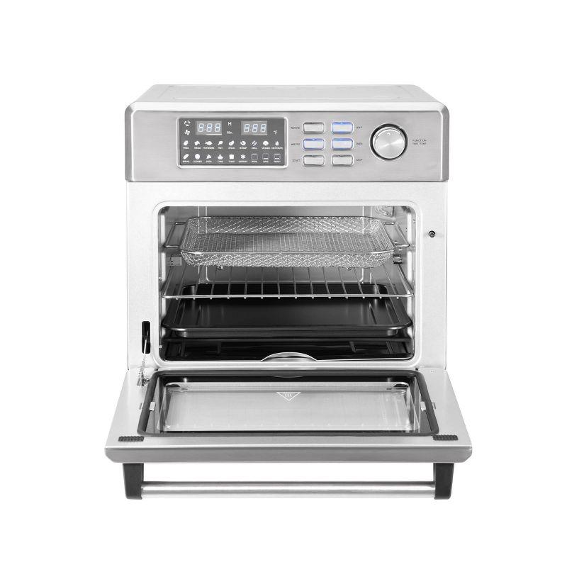 CUCKOO 1700W 27.5qt Countertop Convection Air Fryer Toaster Oven Stainless Steel Finish: cETLus Listed, Dishwasher-Safe Parts