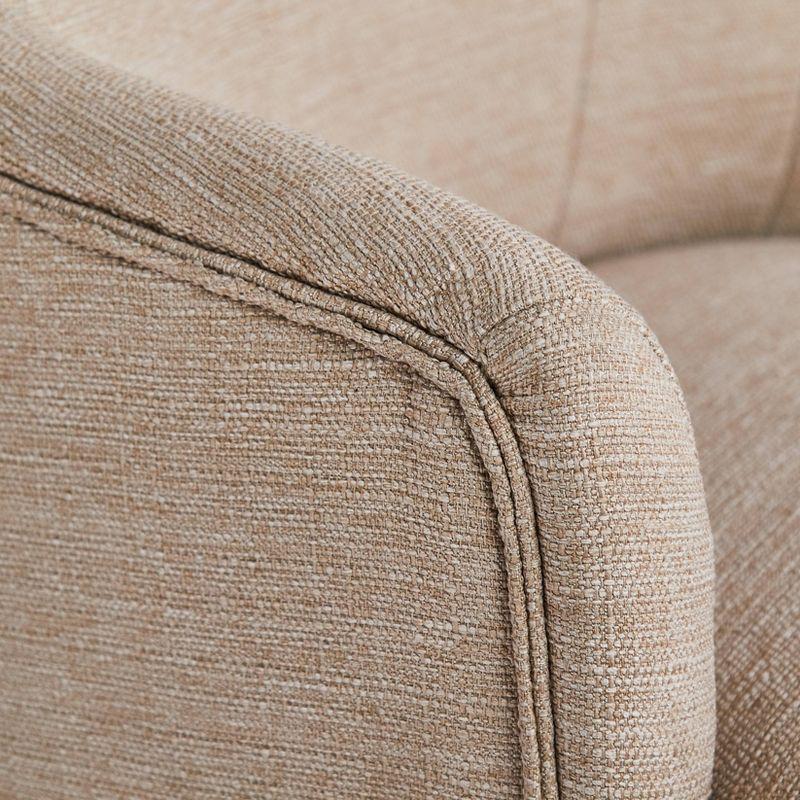 Serta Serta Leighton Mid-Back Office Chair with Chrome Nailheads, Memory Foam Cushion, Padded Armrests
