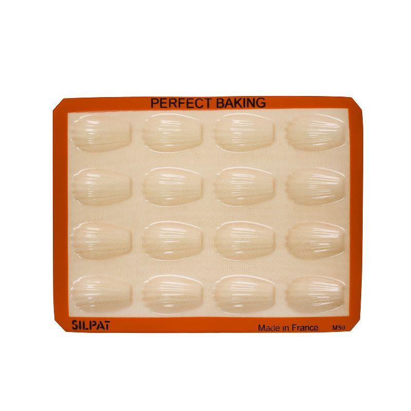 Silicone Non-Stick Madeleine Baking Mold, 16 Cavity