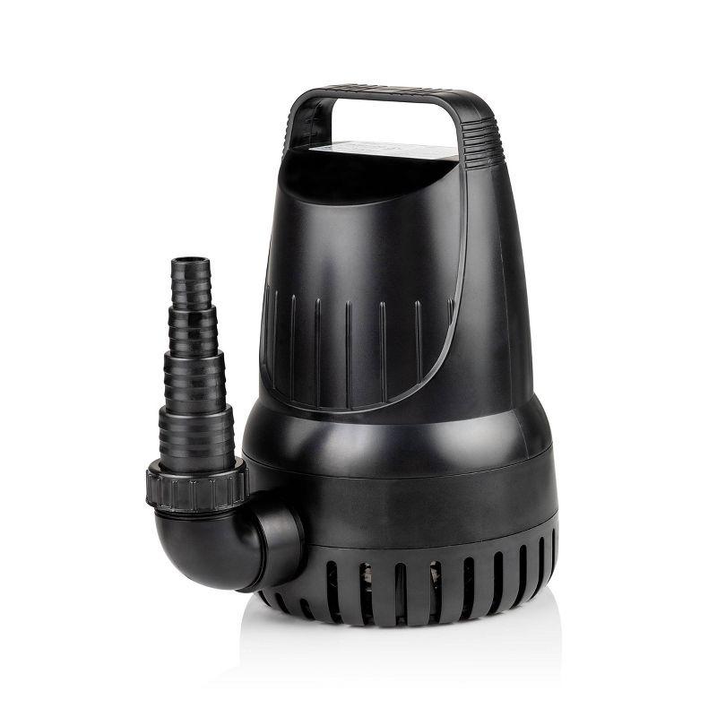 4100GPH Black Heavy-Duty Submersible Water Pump with 33' Cord