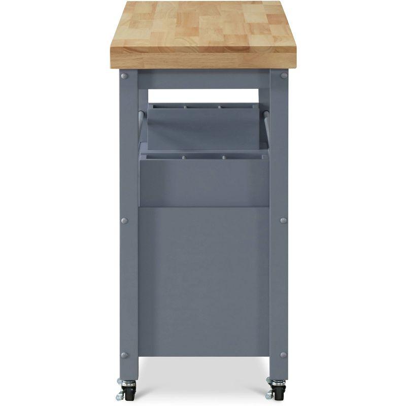 ClickDecor Gerolakkos ClickDecor Anson Kitchen Island Bar Cart with Storage